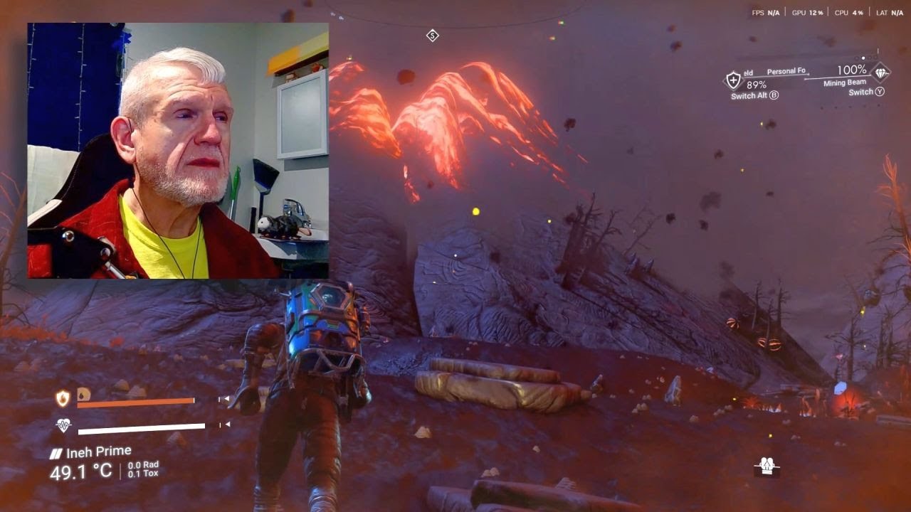 NO MAN"S SKY On A Volcanic Planet, & Yapping About Dreaming, Rainy Days, Hearing Loss, Creative Lore