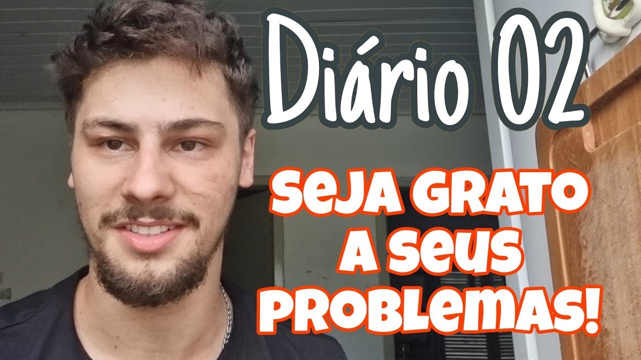 DIARIO 02 - Seja grato a seus problemas