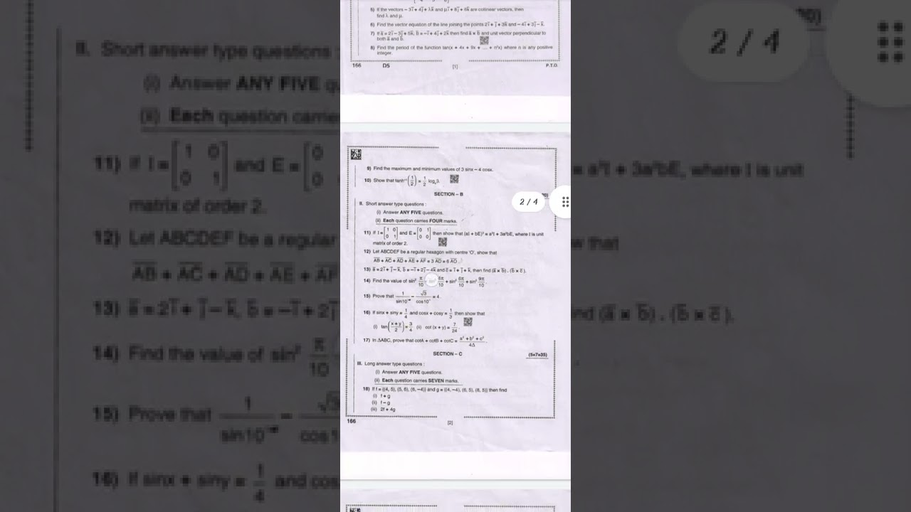inter maths 1a model paper 2021, inter maths 1a|| inter 1st year 1a ...