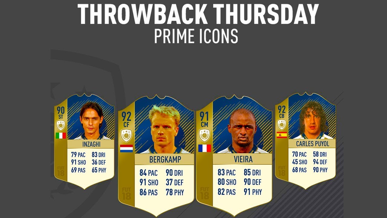 NEW PRIME ICONS LEAKED!! 92 BERGKAMP, 91 VIEIRA, 92 PUYOL!! - 