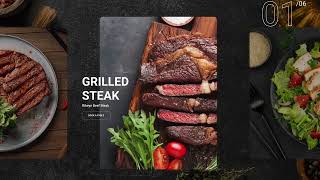 American Steak House - Restaurant - Landing page Website