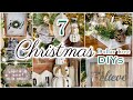 7 CHRISTMAS DIY DECOR CRAFTS // RUSTIC WINTER WONDERLAND & MODERN FARMHOUSE CHRISTMAS