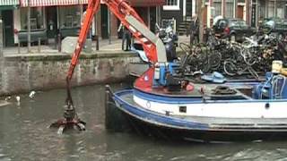Amsterdam Canal Cleaning