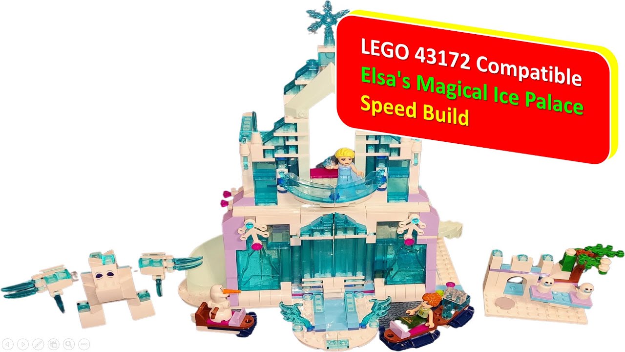 LEGO Elsa's Magical Ice Palace 43172 compatible bricks