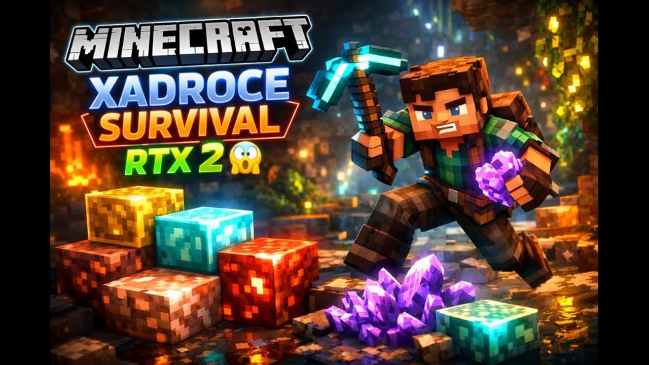 “Minecraft Xadroce Survival RTX 2 😱 Epic Adventure Continues!”