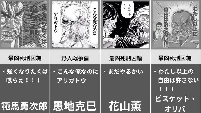 超有名な刃牙シリーズの名言 比較 ランキング Youtube 超有名な刃牙シリーズの名言 比較 ランキング Youtube