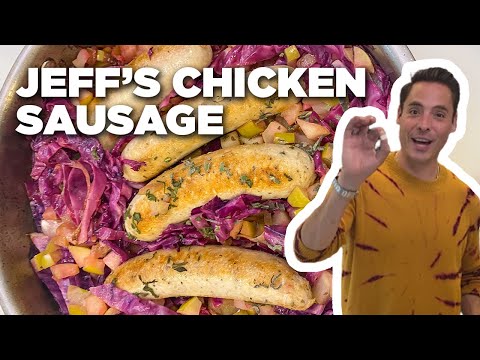 Jeff Mauro's Chicken Sausage with Apples, Sage and Cabbage | The Kitchen | Food Network hqdefault