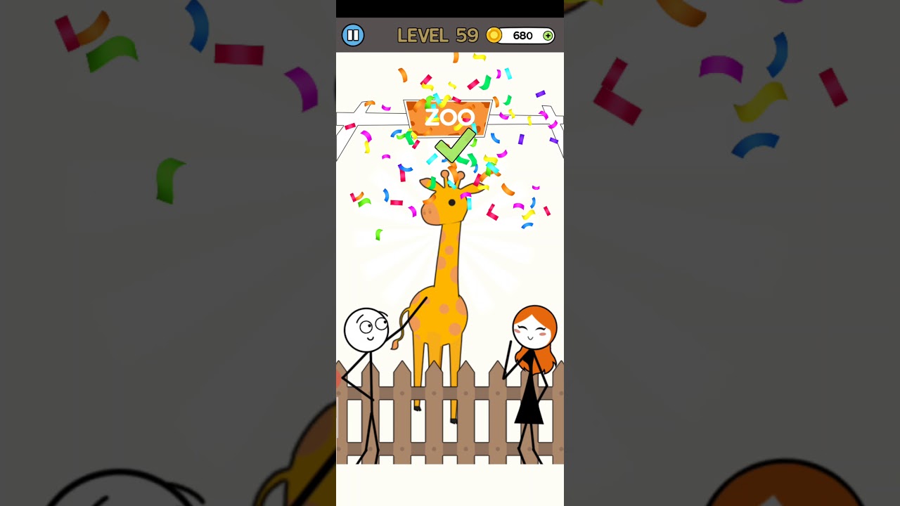 Draw story level 59 gameplay solution | Draw story game by FUNNII | Draw story - love the girl game