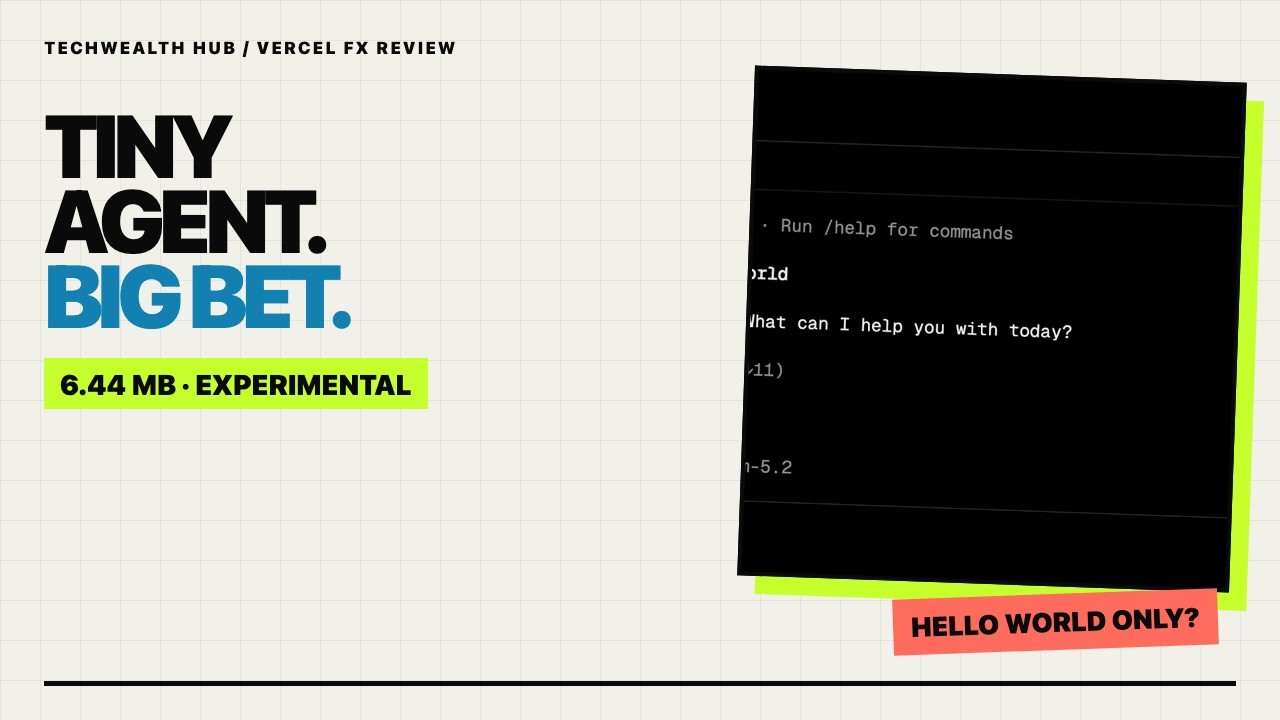 Vercel fx Review: Tiny Agent, Almost No Demo