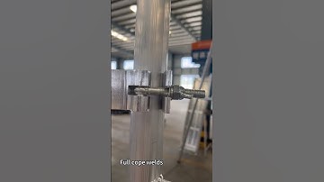 How many layers can a scaffold hold? Check out ours! 🔧#aluminium   #scaffolding #factory #building