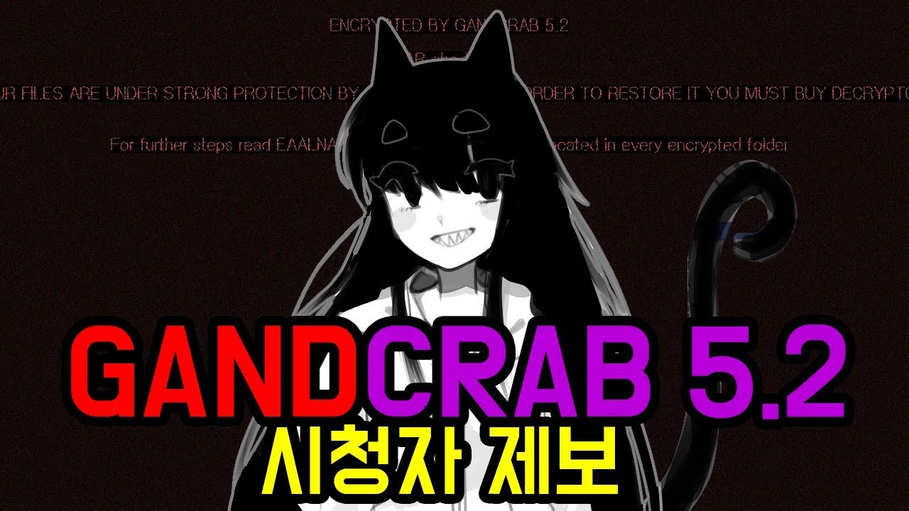 갠드크랩(GandCrab) 5.2 - 시청자 제보 : songhh7701 [초다]