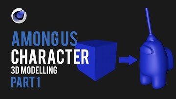 Among us character 3d Modelling  - Cinema 4d ( Part 1 )