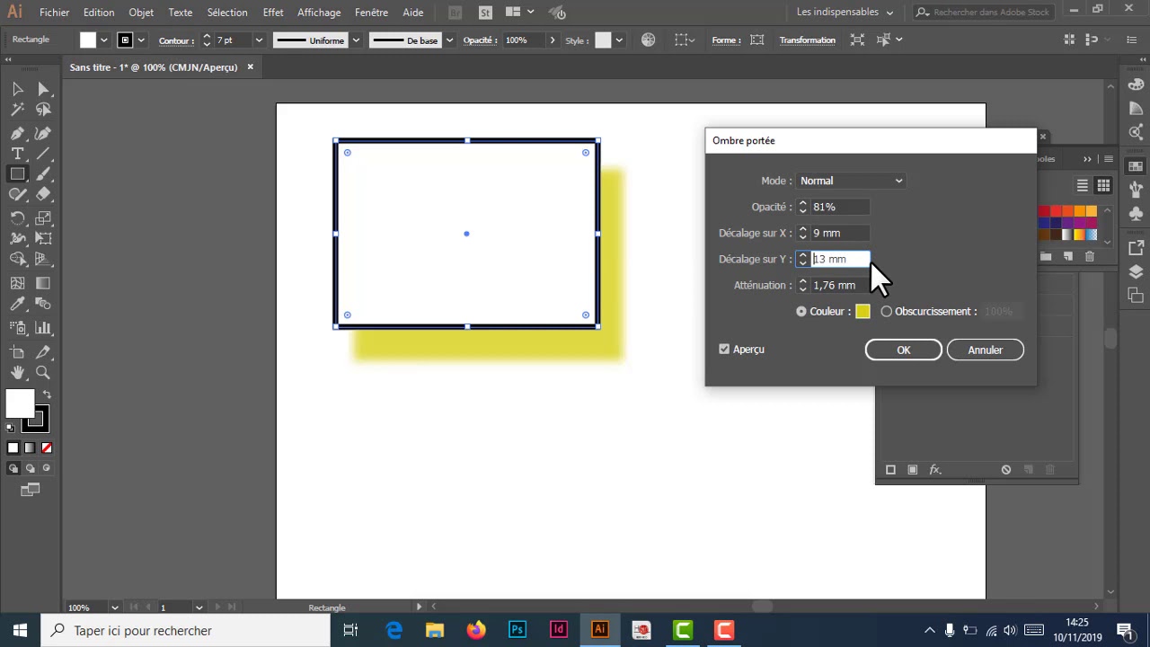 [adobe illustrator] Créer des ombres portées / Shadows (Illustrator