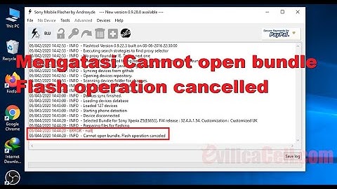 Fix Cannot open bundle Flash operation cancelled