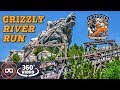 [5k 360] California Adventure Grizzly River Run - Whitewater Rapids Ride - Full 360 POV