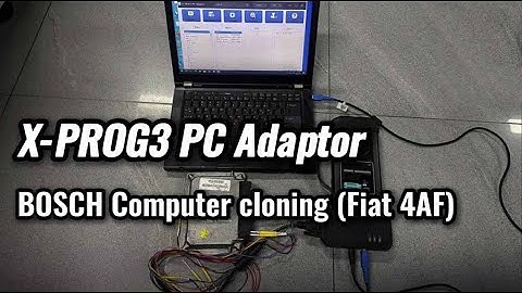 Launch X431 X-Prog3 with PC Adapter Clone FIAT 4F on Bench- launchx431.fr