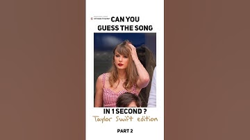 Can you guess the Taylor Swift song in 1second #taylorswift #musicquiz #midnights #ttpd #1989tv