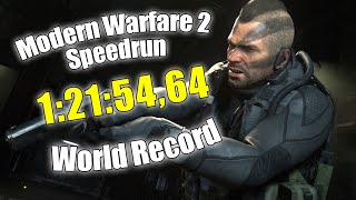 Modern Warfare 2 Any% Speedrun - World Record (1:21:54,64)