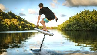 Esta Tabla de Surf Va por el Aire ! (40Km/h) | Como Volar en el Agua - Hidrofoil