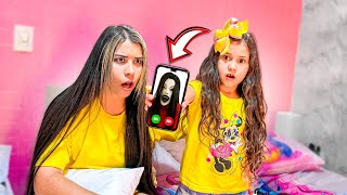 Minha Irmãzinha Ligou Pra Uma Mulher Estranha Por Chamada Vídeo Sem Querer