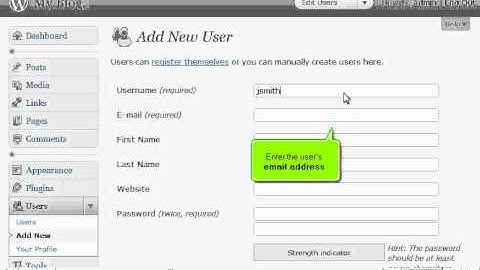 How to manage users in WordPress 3 - WordPress 3  Tutorial