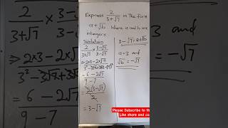 Surds Simplified #surds #simplification #algebraicequation #education #shortvideo  #maths #algebra
