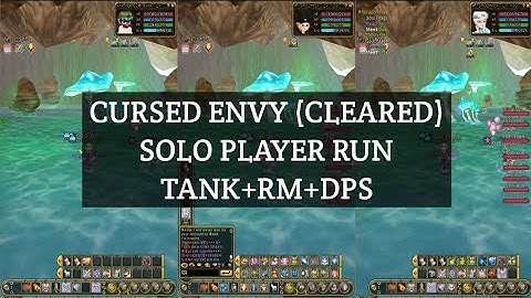 Flyff Universe Solo Player Cursed Envy Depths Run With 2-4-5 Curses