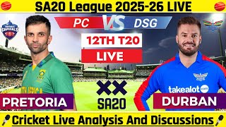 Pretoria Capitals vs Durban Super Giants LIVE | SA20 2026 12th Match Live | PC vs DSG Live Score screenshot 2
