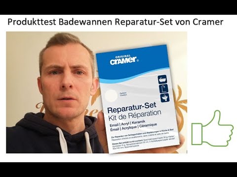 Badewanne reparieren - Produkttest "Cramer Reparaturset" - Top Ergebnisse
