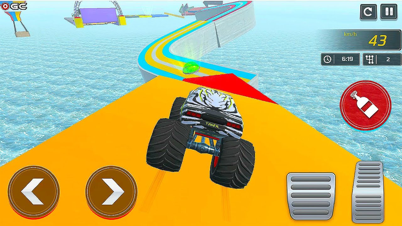 Jeep Stunt Mega Ramp / New Jeep Car Driver Games 2021 / Android GamePlay #3