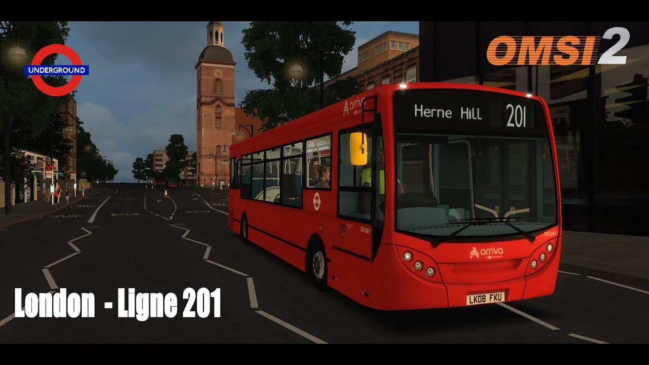 🚍 [ OMSI 2 ]  London Citybus 200 ➡ Ligne 201 -  Herne Hill