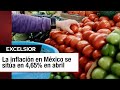 La Inflación en México alcanza el 4.65% en abril