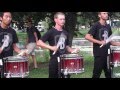 Bluecoats warmup - Allentown 2016 - In the lot