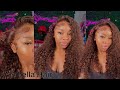 The ULTIMATE LACE MELT🔥 My Fav Brown Curly wig! MUST TRY！ft.Arabella Hair