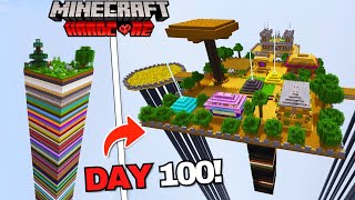 100 Days Survival on 100 Random Layers in Minecraft Hardcore (Hindi)