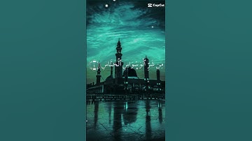 سورة الناس القارئ الشيخ ياسر الدوسري