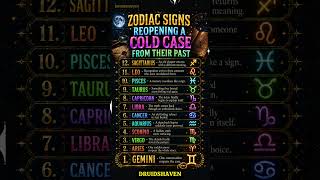Zodiac Signs Reopening A Cold Case From Their Past #zodiac #astrology #shorts