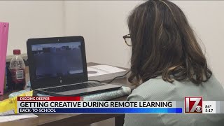 Getting creative during remote learning in Johnston County