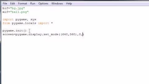 Game Development Tutorial - 2 - Basic Pygame Program
