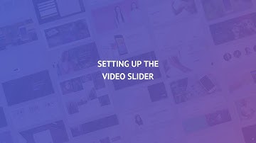4.2 Setting up Video Slider [PRO]