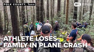 Crews took 3 hours to find crash site where Tennessee athlete's family died, officials say