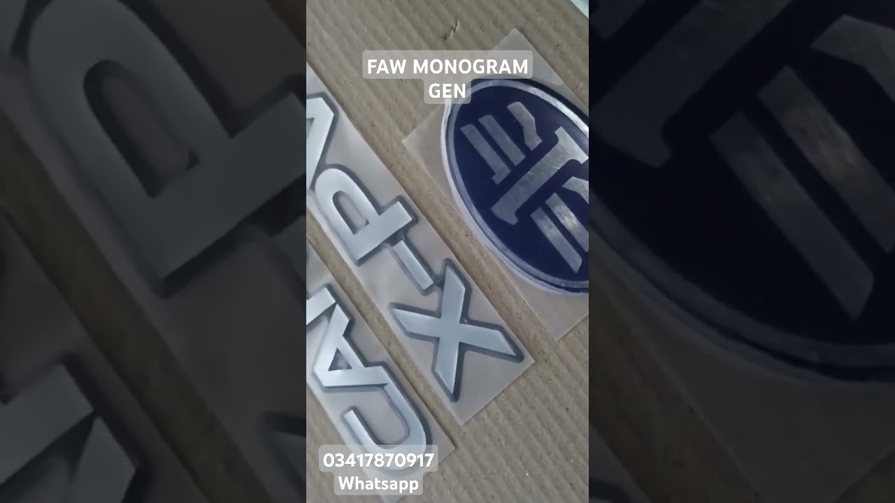 FAW XPV SPARE PARTS FAW GENIUNE MONOGRAM #FAWPARTS