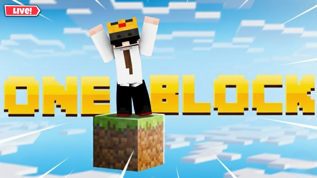 🔴LIVE-Playing Minecraft BUT It's OneBlock | CHAOS WITH FRIENDS - YouTube