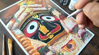 Lord Jagannath ji Drawing ✨️| Colouring Tutorial | Part-2 | Drawing | Rath Yatra Special Drawing |