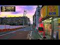 Tokyo Twilight Walk under a Changing Violet Sky in Quiet Suburbs | Japan 4K HDR