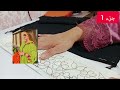طريقة رشم جلابة خطوة بخطوة للمبتدئين/رشم_جلابة