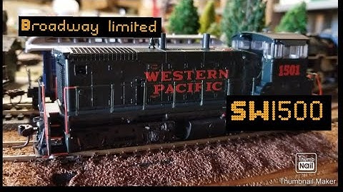 ho scale EMD SW1500 review