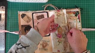 My very first junk journal (flip through)