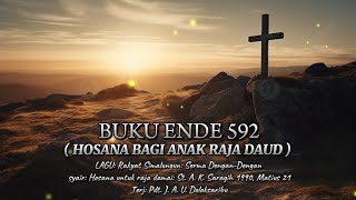 Download lagu BN 592 HOSANA Bagi Anak Raja Daud || St. A. K. Saragih 1990,Terj: Pdt. J. A. V. Doloksaribu