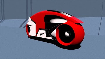 Lightcycle Test in Blender